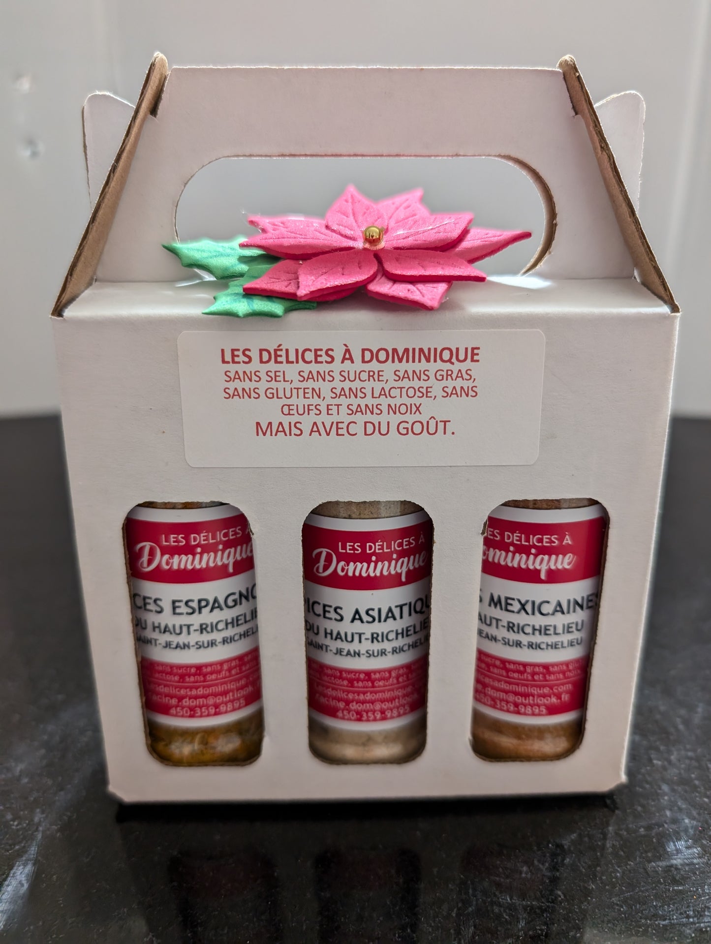 coffrets cadeaux ( substitut sel, spaghetti et steak)